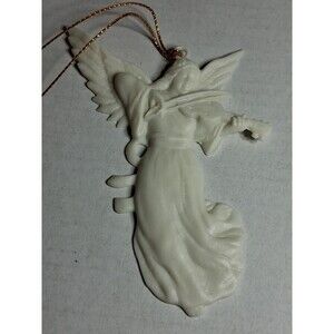 Vintage 1987 Lenox Renaissance Angel w/Mandolin Christmas Ornament Original Box